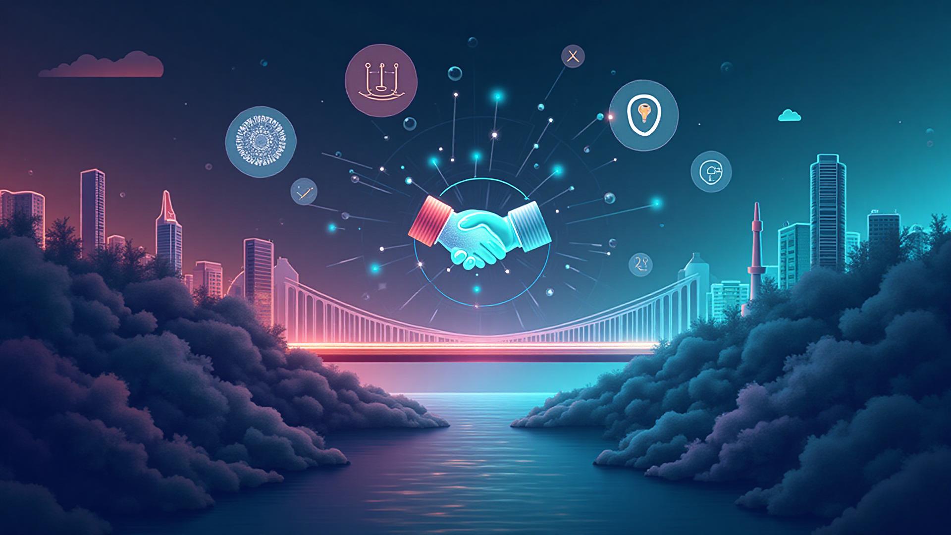 Digital expertise bridging traditional business with cutting-edge AI technology