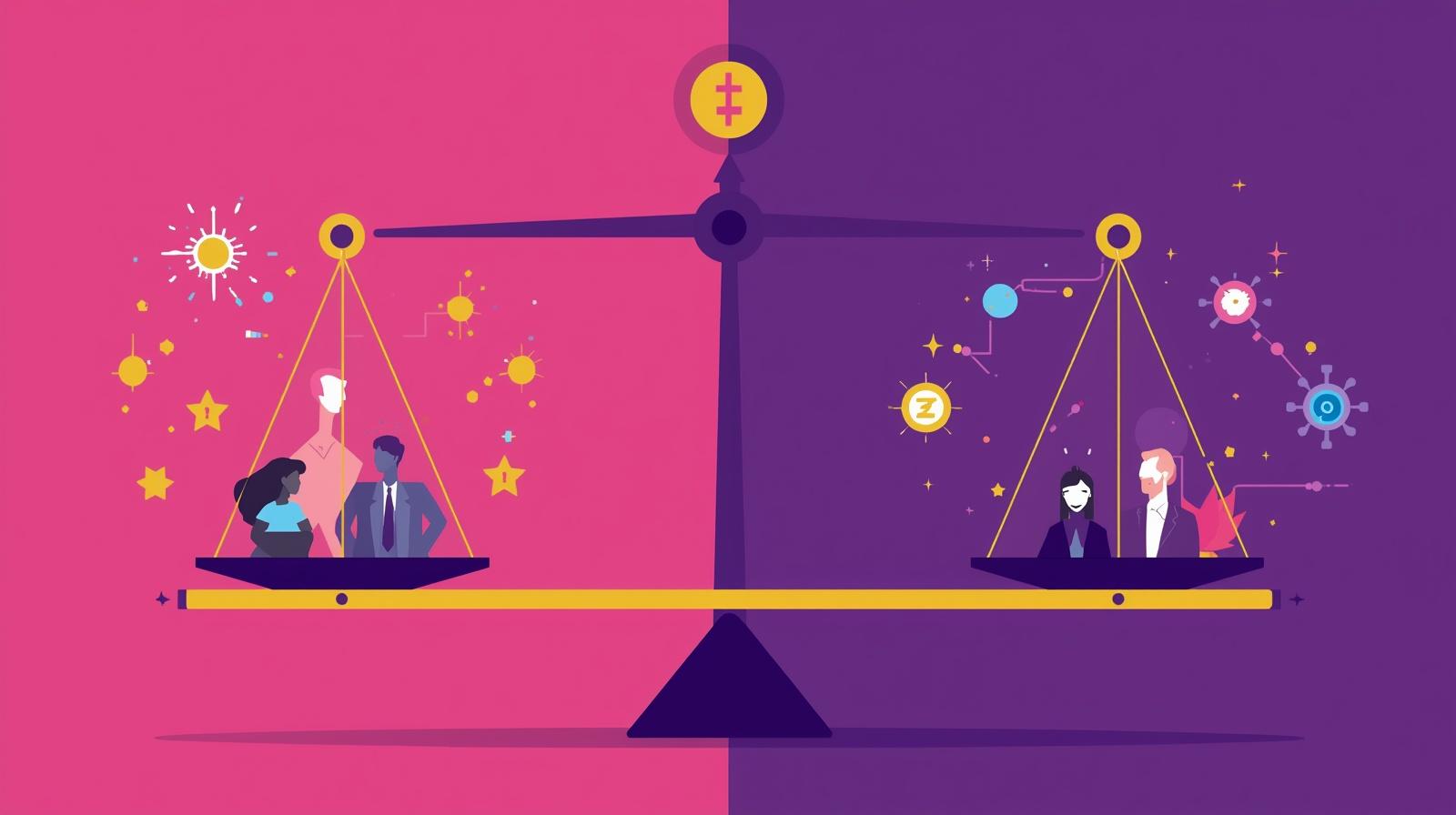 AI bias auditing for nonprofits illustration