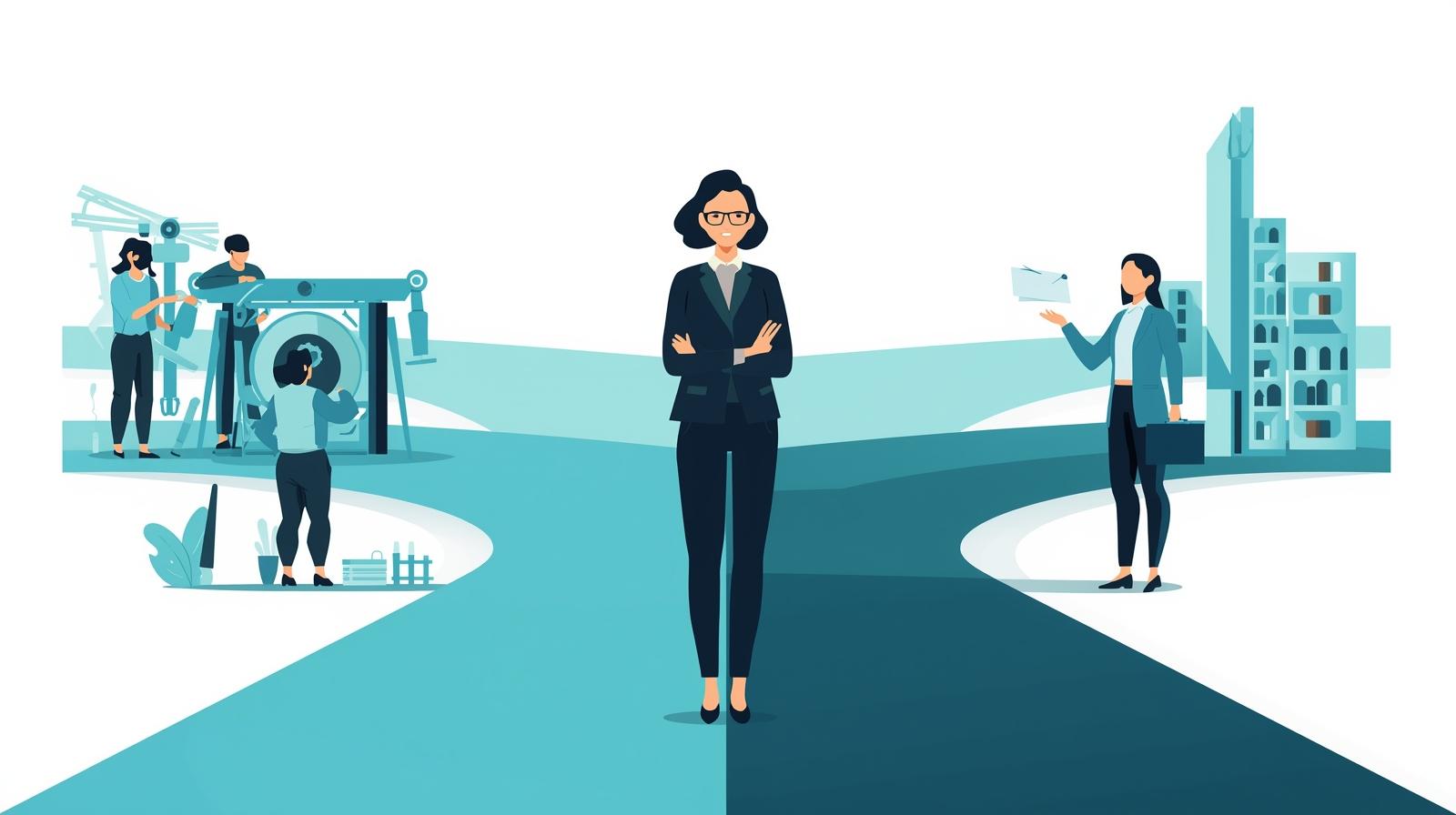 Consultant working with nonprofit team on AI strategy