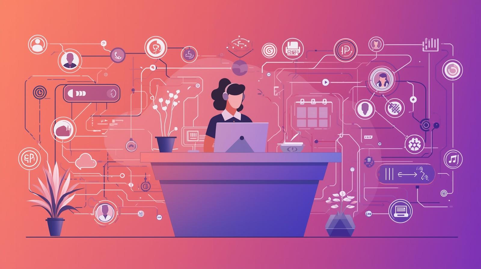 A nonprofit front desk supported by AI for phones, visitors, and scheduling