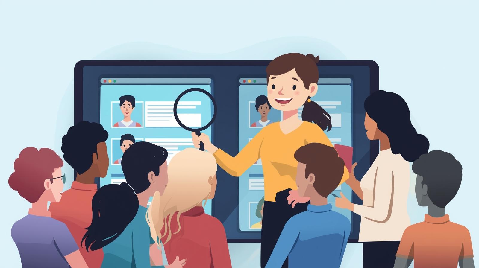 Digital literacy training helping people identify AI-generated content and deepfakes