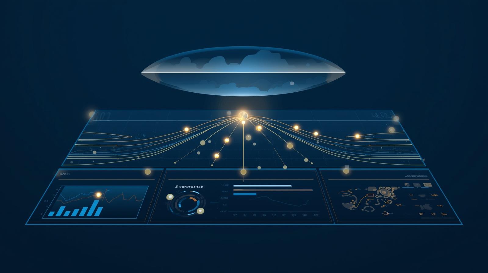 AI governance dashboard visualization for nonprofit board oversight