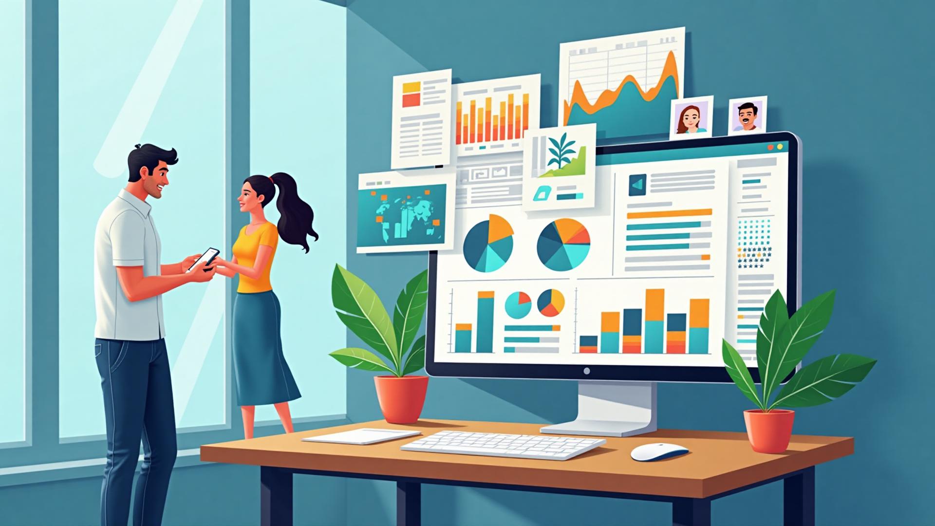 AI transforming program data into visual impact stories