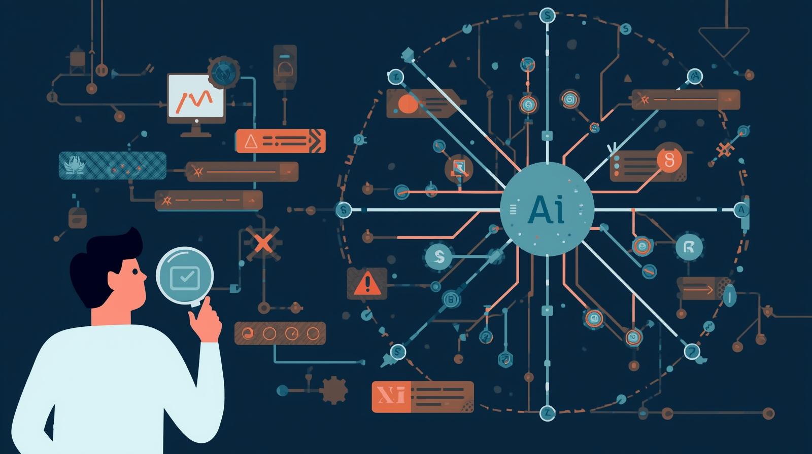 AI-powered early warning system dashboard showing risk indicators and monitoring metrics for nonprofit programs
