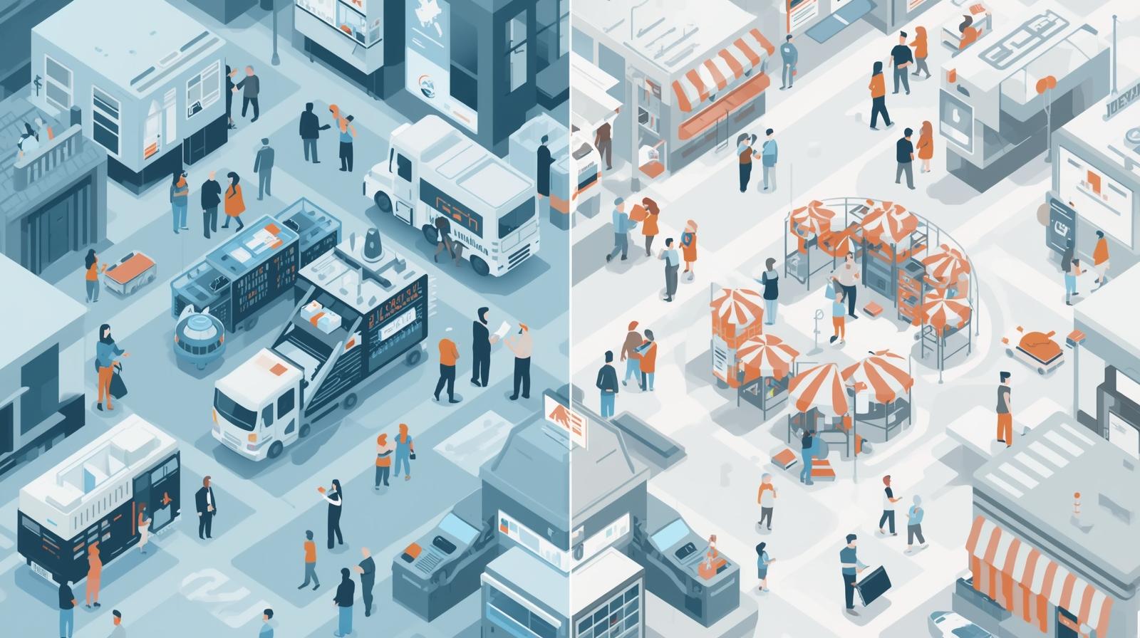 Nonprofit leaders analyzing competitive landscape data to inform strategic positioning