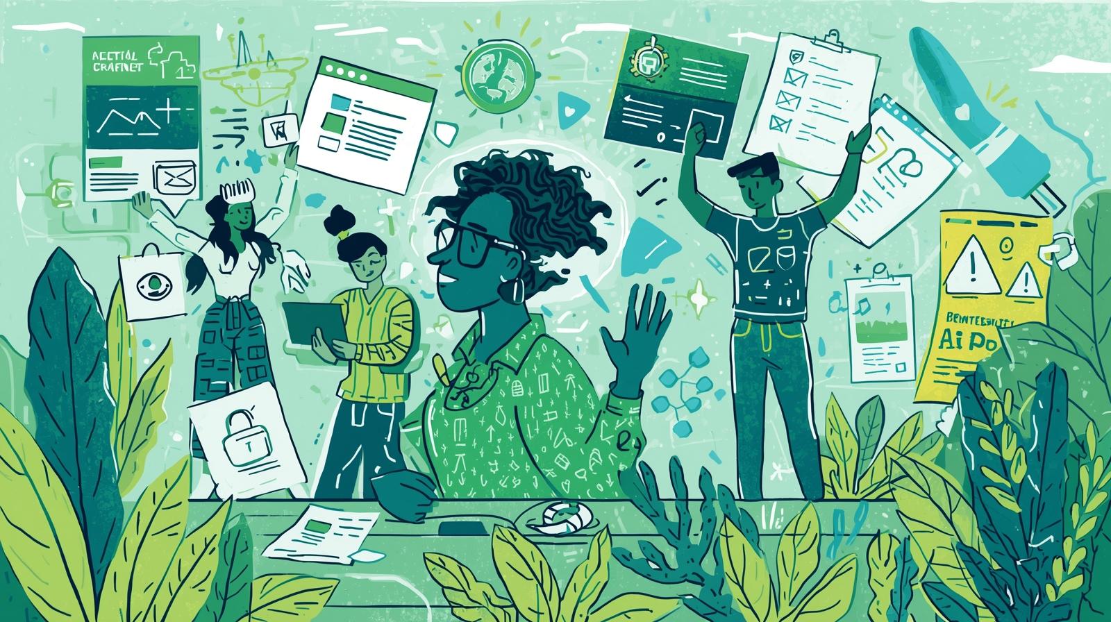 Small nonprofits creating AI governance policies without legal teams