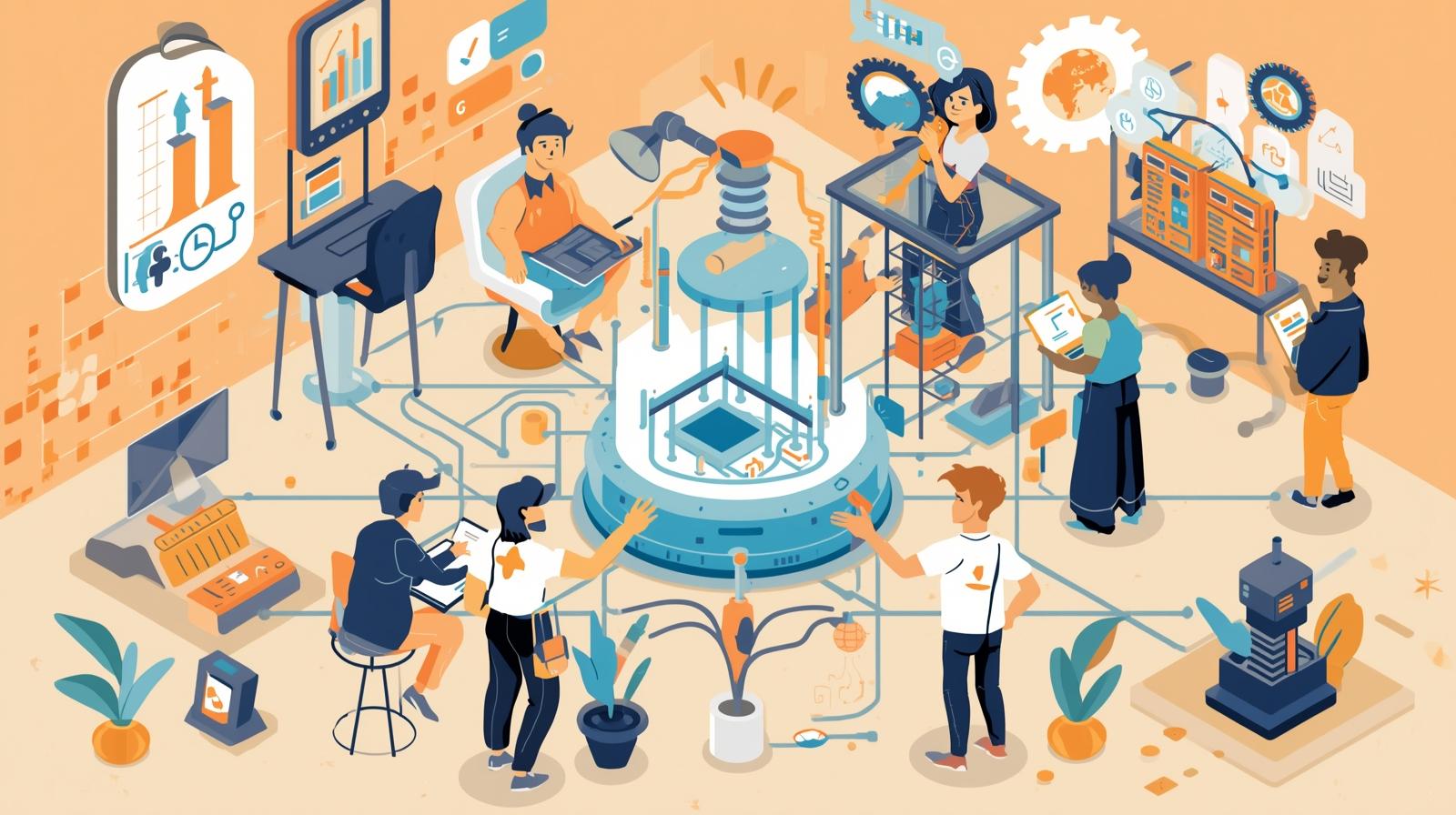 Nonprofits collaborating on shared AI infrastructure and technology resources