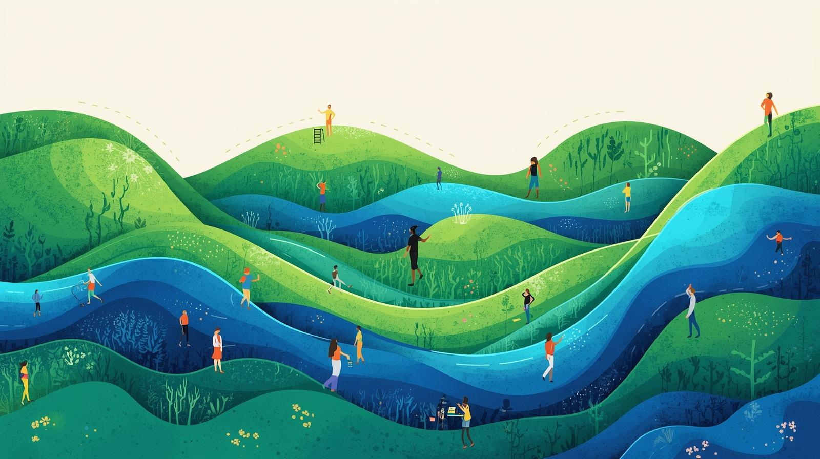 AI-powered seasonal staffing dashboard showing workforce demand forecasting